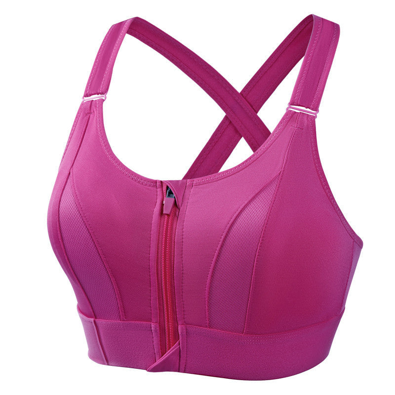 Pauline | Zip Front Sports Bra