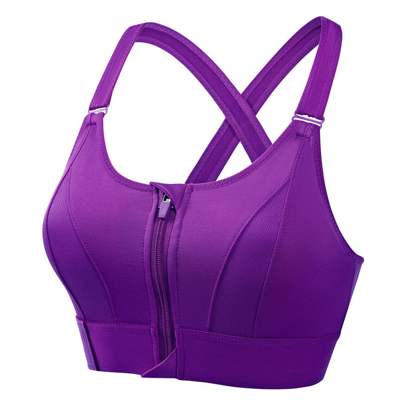 Pauline | Zip Front Sports Bra