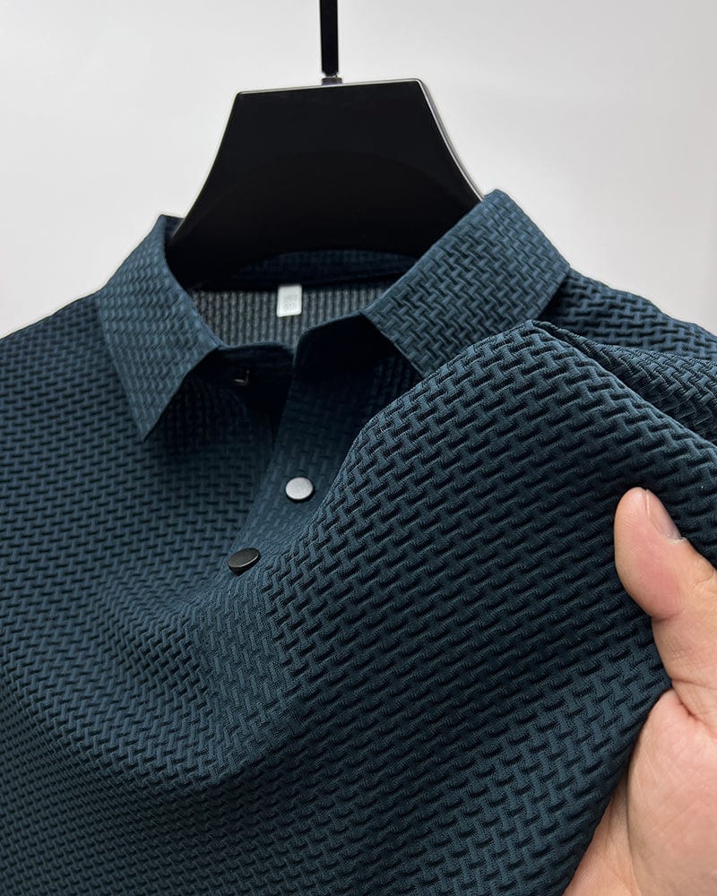Edward | Elegant Textured Polo Shirt