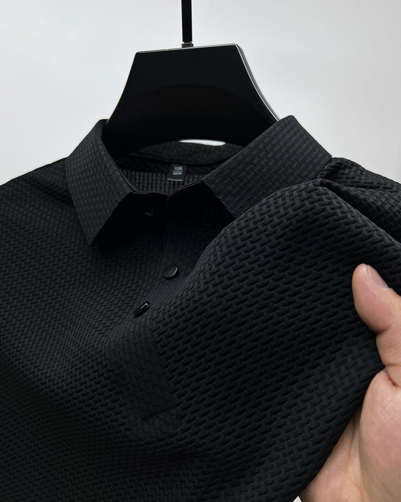 Edward | Elegant Textured Polo Shirt