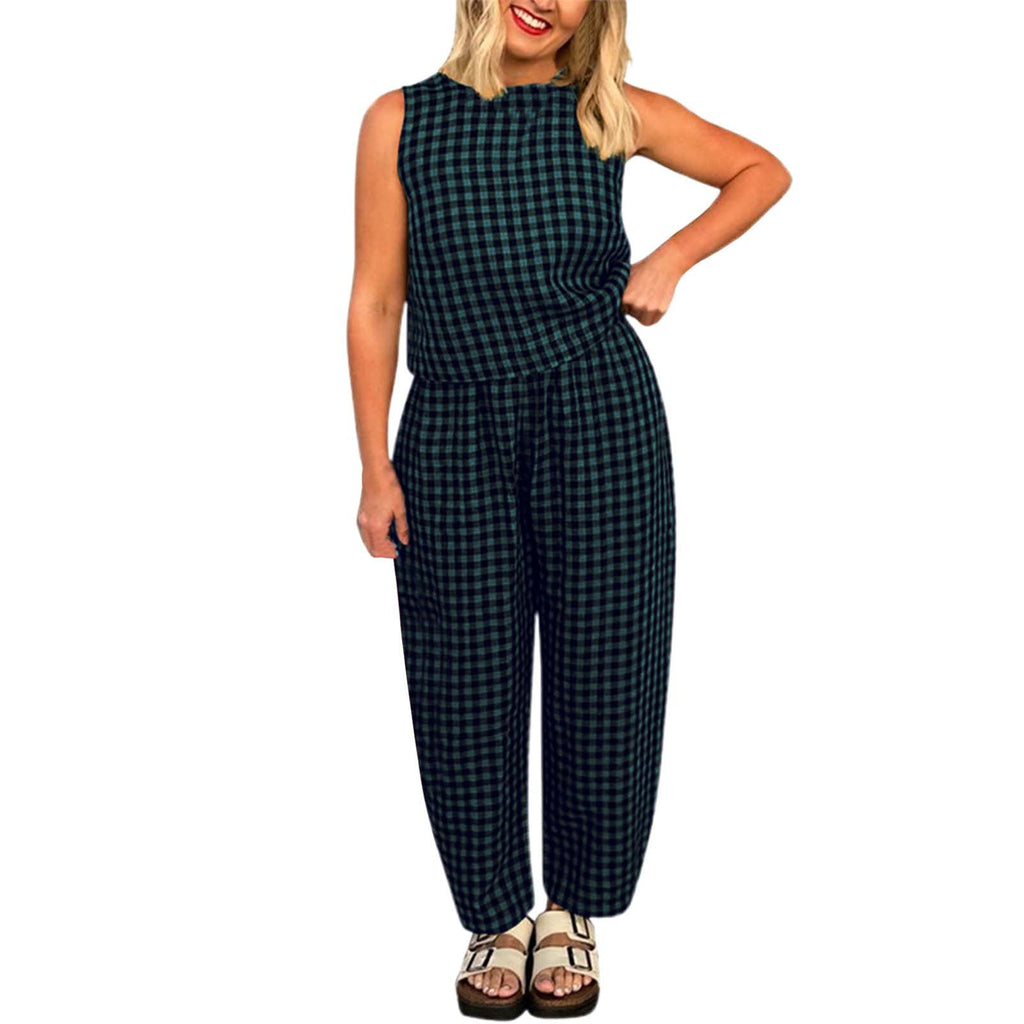 ELARAMI™ – Lightweight Casual Sleeveless Two-Piece Loungewear