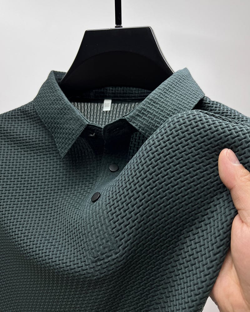 Edward | Elegant Textured Polo Shirt