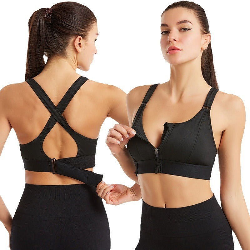 Pauline | Zip Front Sports Bra