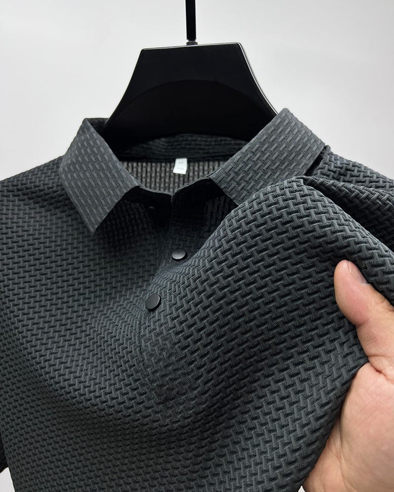 Edward | Elegant Textured Polo Shirt