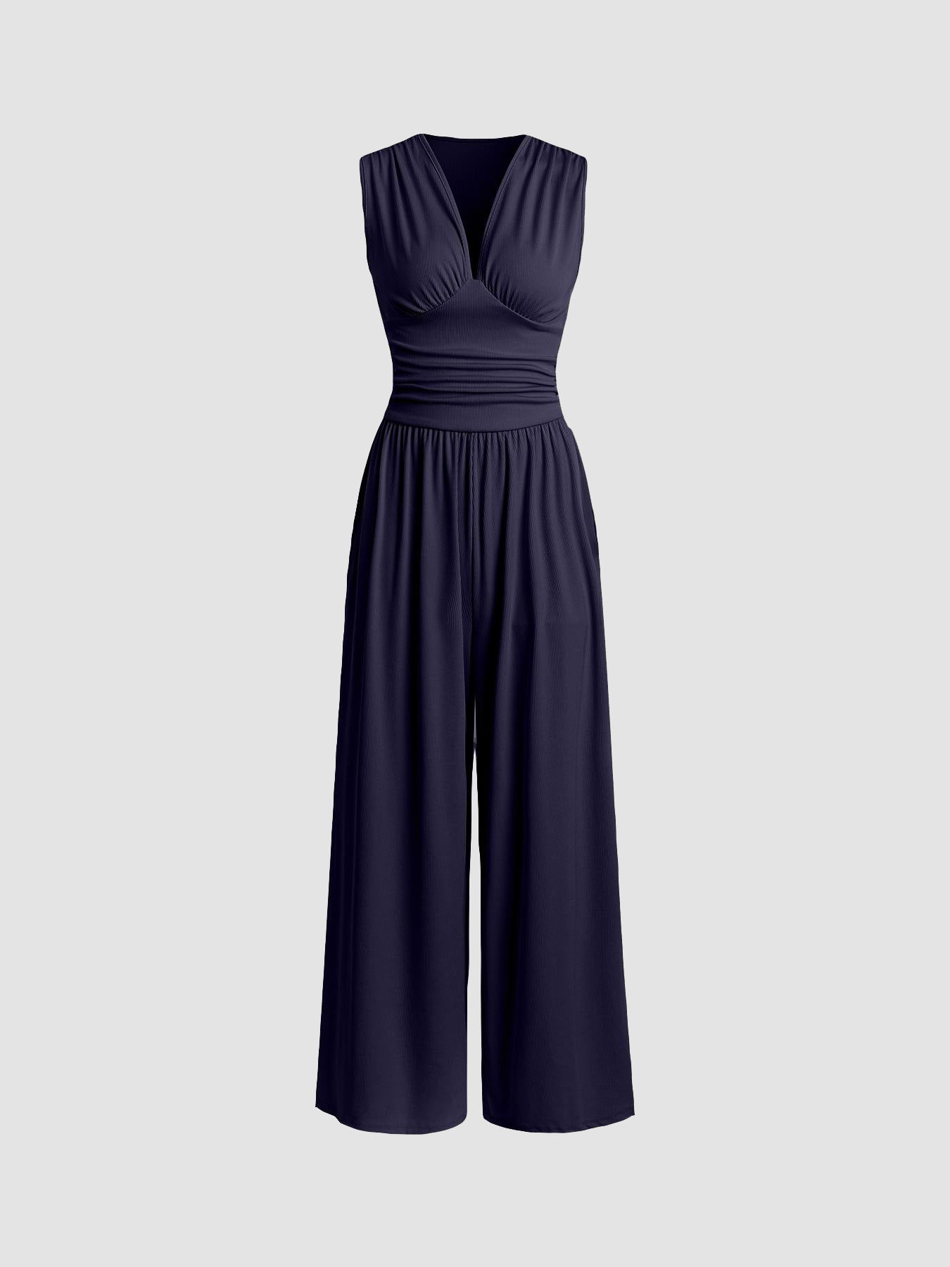 MUTYA™ – Chic Sleeveless Wide-Leg Jumpsuit