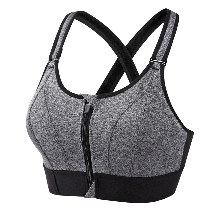 Pauline | Zip Front Sports Bra