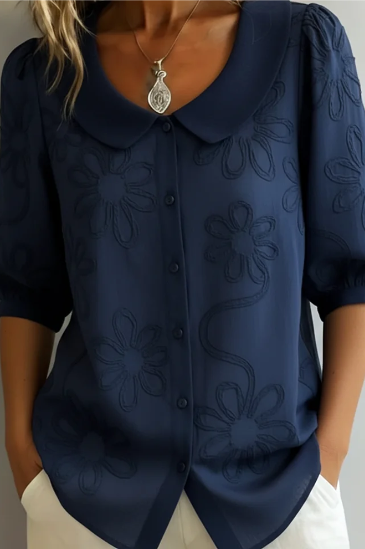 Sandra | Elegant Floral Blouse