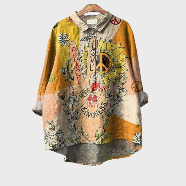 MOREAU LYON | COLOURED ARTISTIC BLOUSE FOR WOMEN