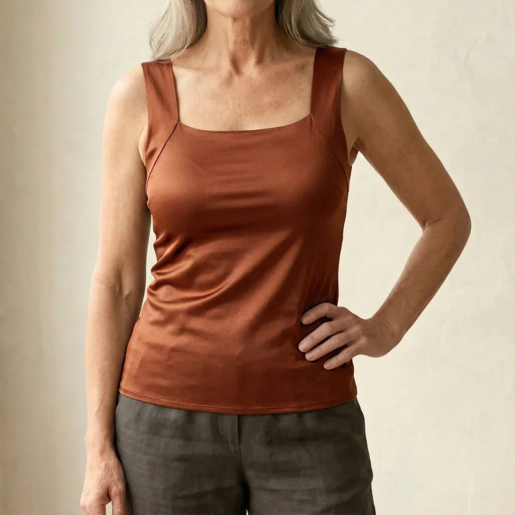 Carolyn | Built In Comfort Bra Tank Top