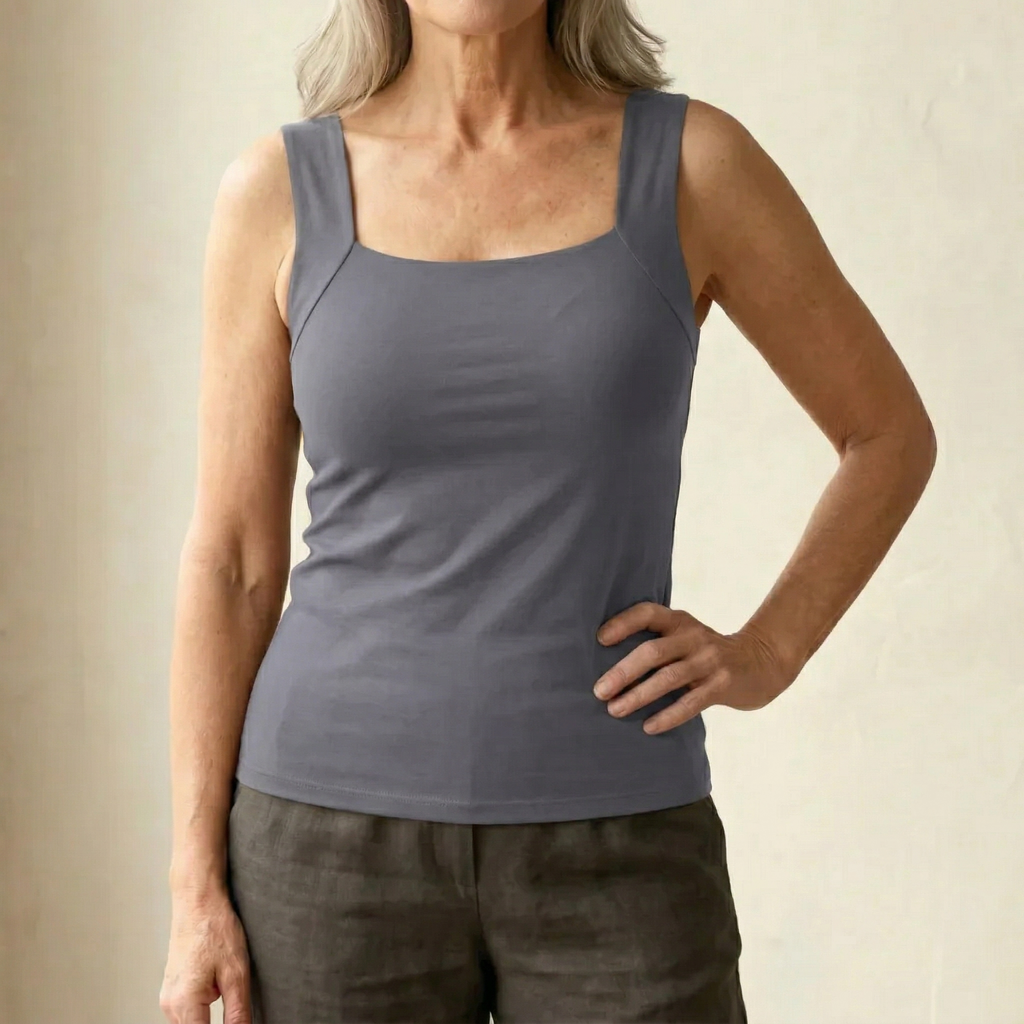 Carolyn | Built In Comfort Bra Tank Top
