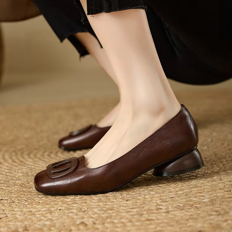 Pamela | leather Ballet Flats