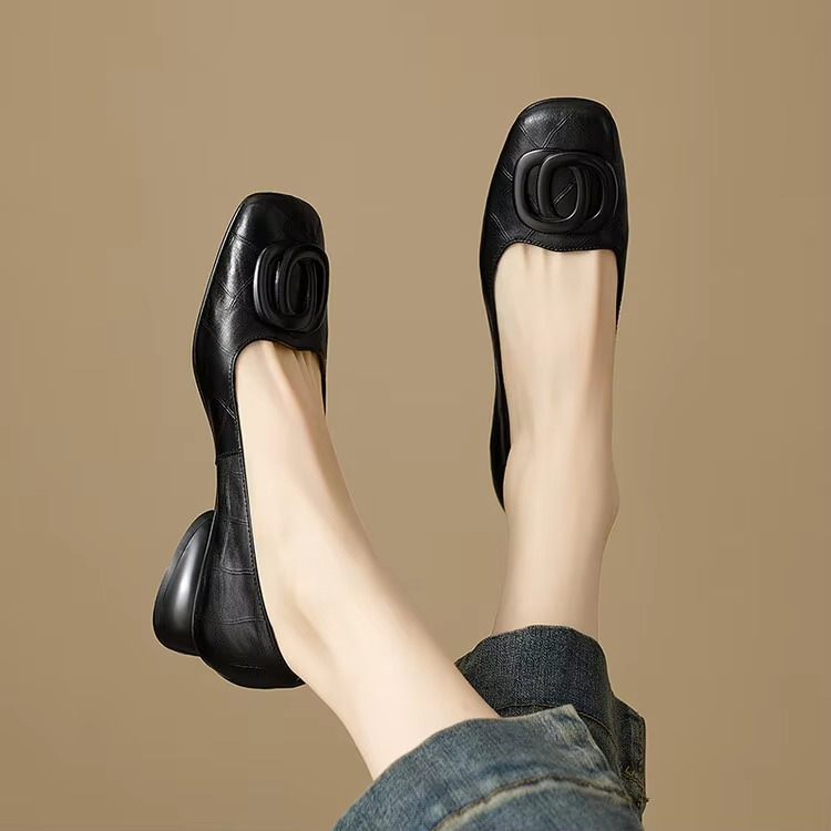 Pamela | leather Ballet Flats