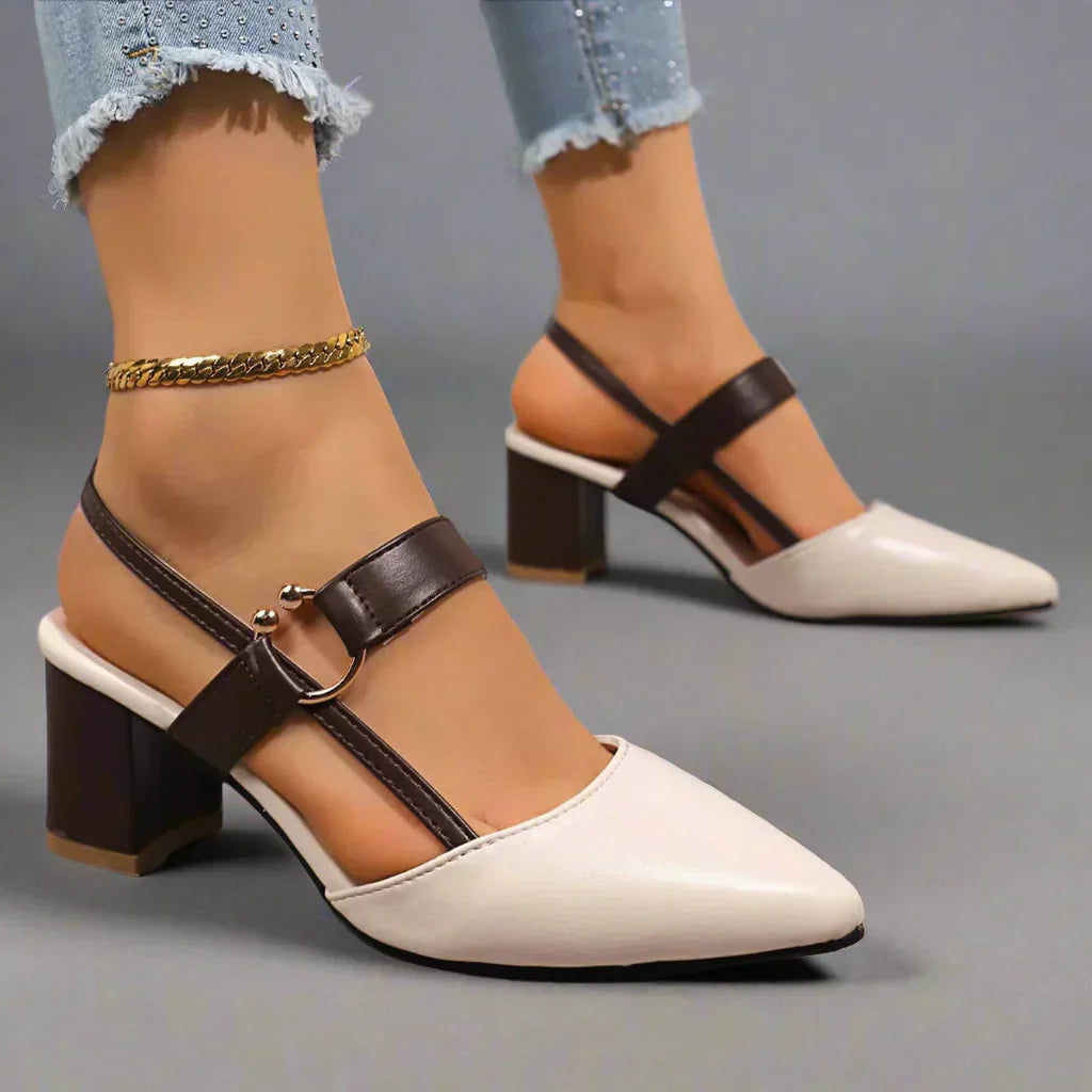 Josephine | Pointed Toe Block Heels