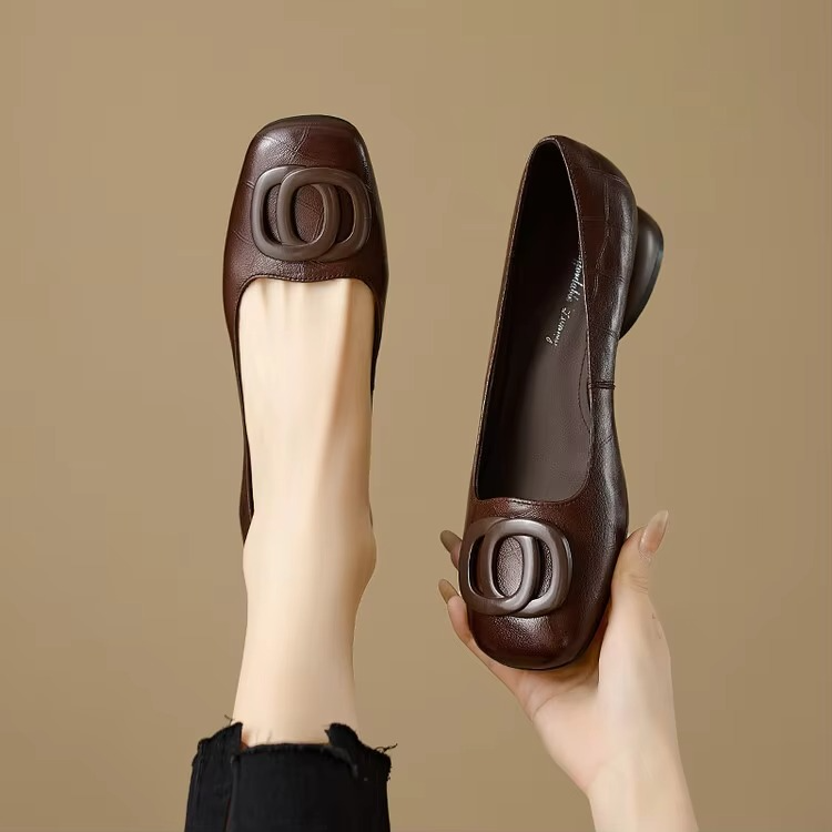 Pamela | leather Ballet Flats