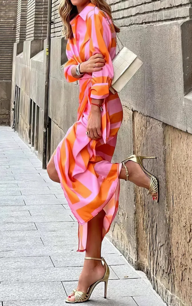 Noa | Wrap Print Dress