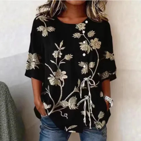 Veronica | Elegant Floral Blouse