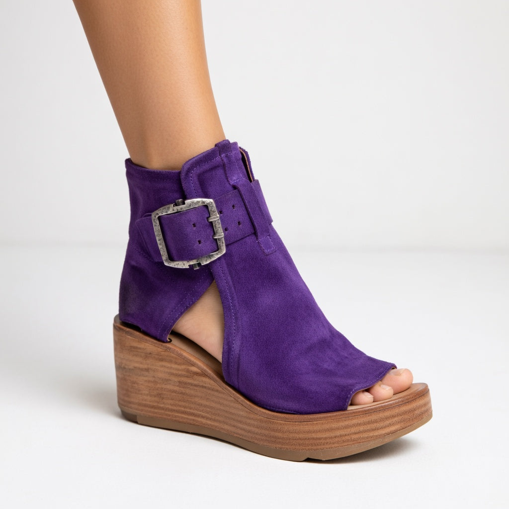 Janet | Open Wedge Ankle Boot Modern Design