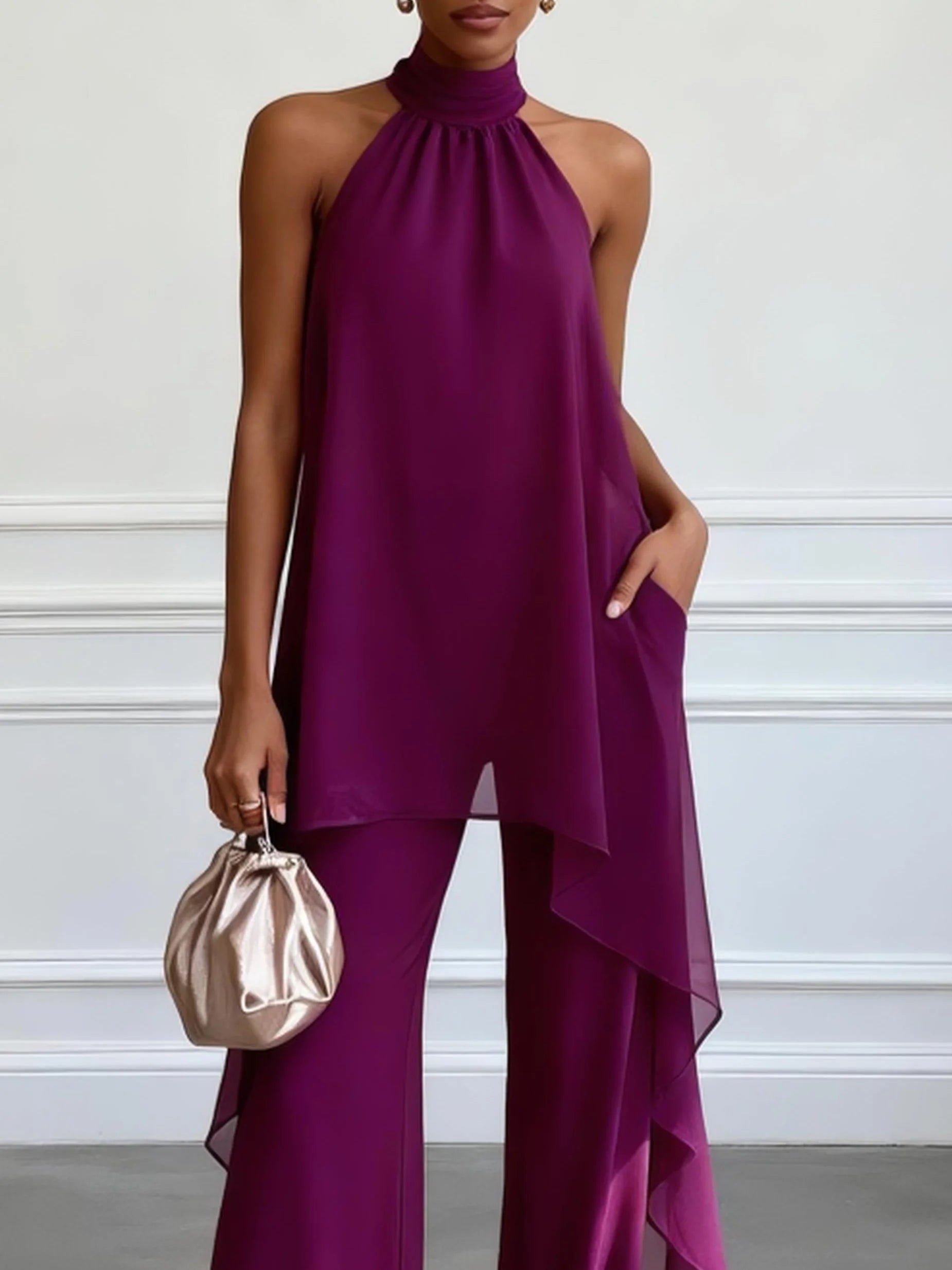 Cecilia | Elegant Halter Set
