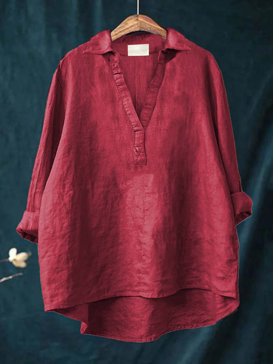 MOREAU LYON | V-NECK BLOUSE FOR WOMEN