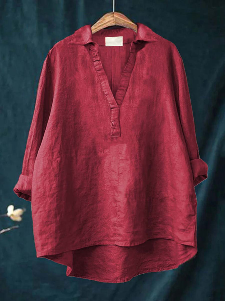 MOREAU LYON | V-NECK BLOUSE FOR WOMEN