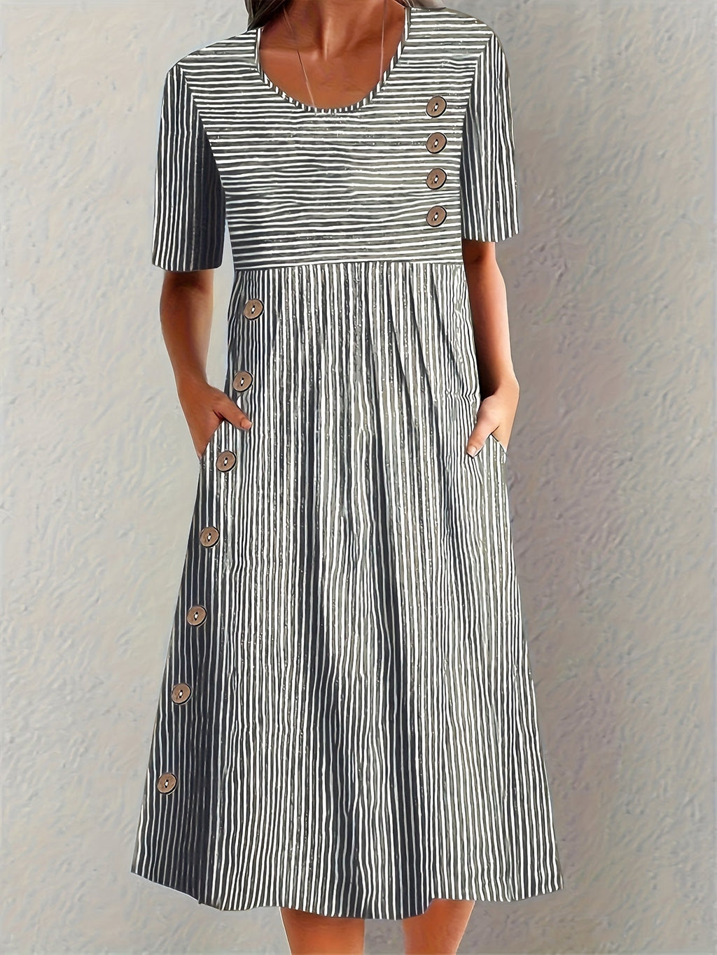 Pearl | Striped Summer Dress
