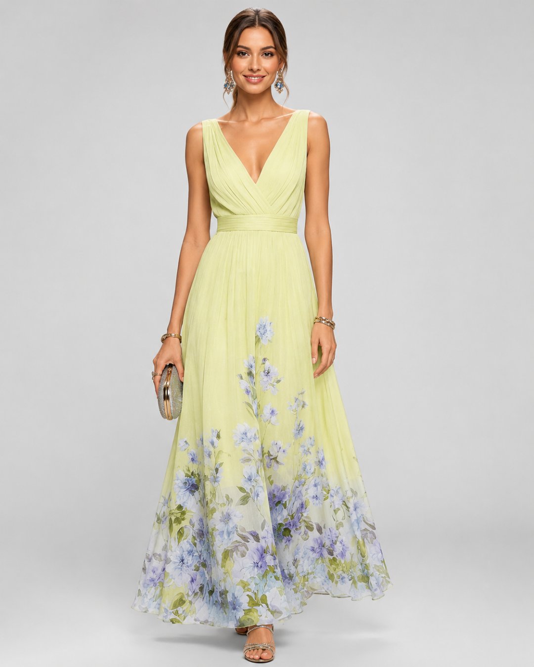 Gillian | Sleeveless A-Line Maxi Dress
