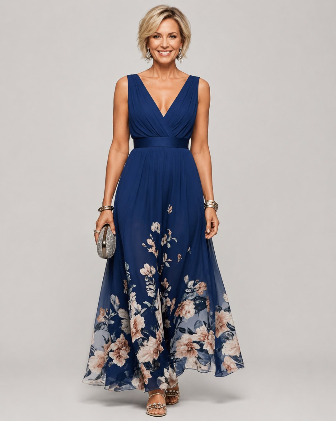 Gillian | Sleeveless A-Line Maxi Dress