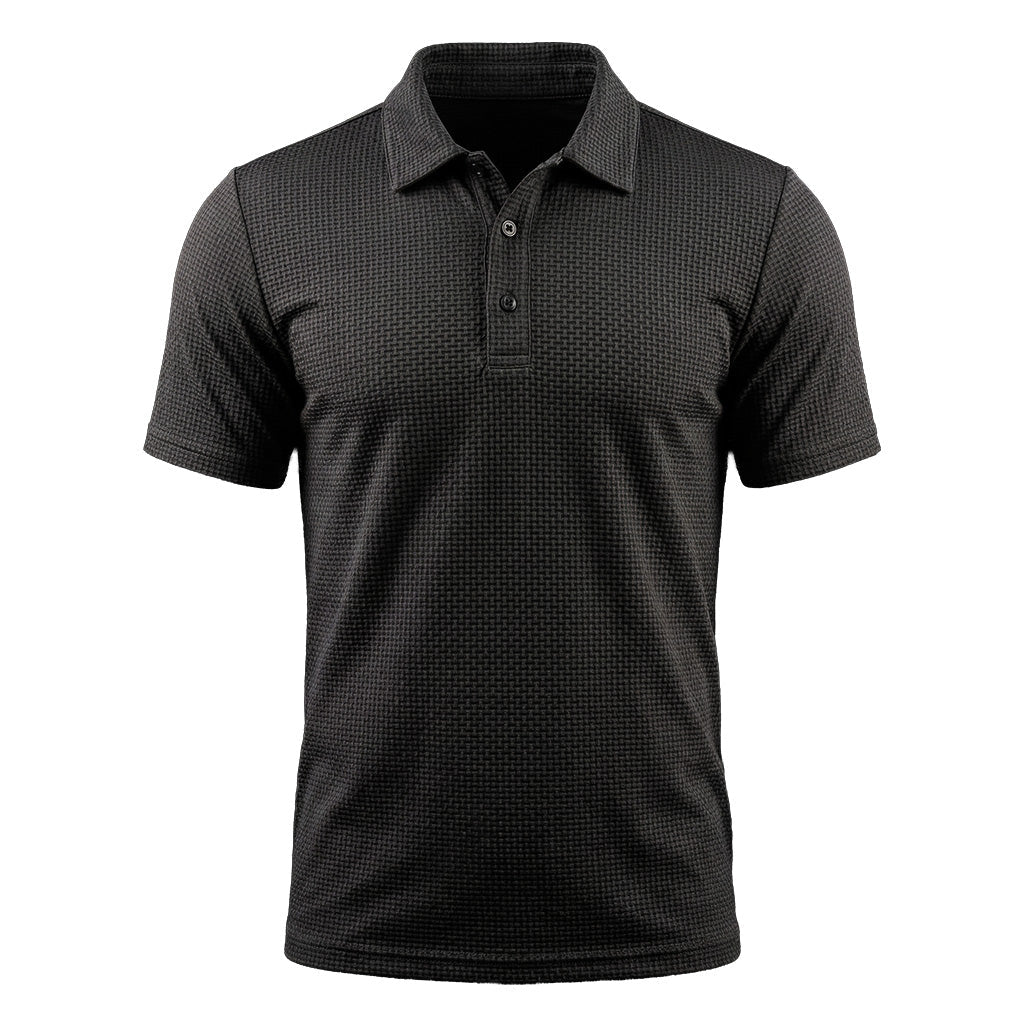 Edward | Elegant Textured Polo Shirt