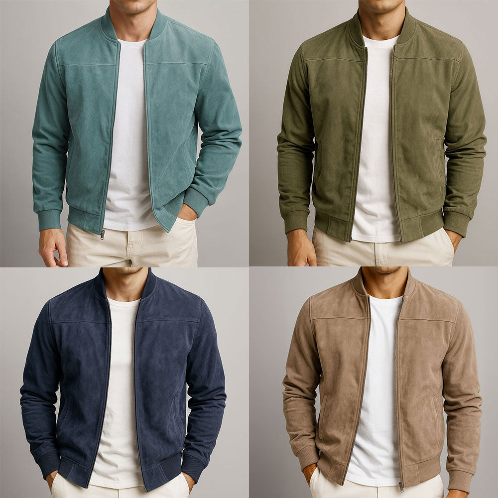 Kenneth | Jacket in Suede Look