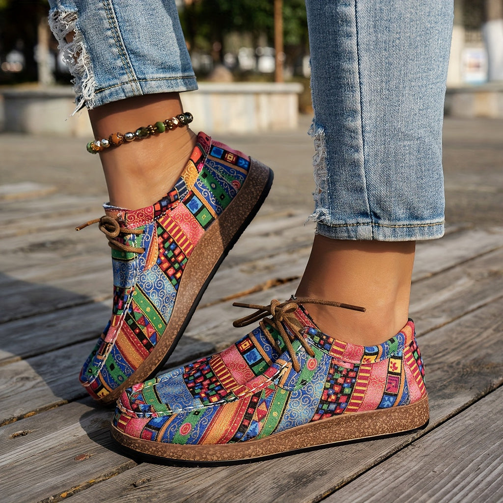 Patience | Colourful Retro Women's Shoes