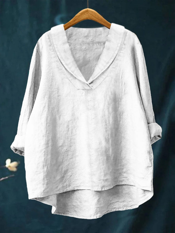 MOREAU LYON | AMPLE V-NECK BLOUSE FOR WOMEN