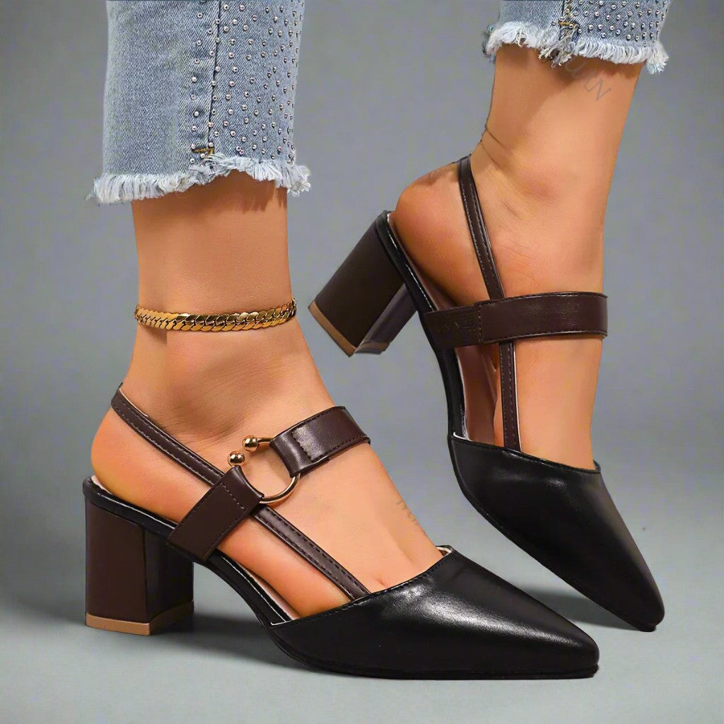 Josephine | Pointed Toe Block Heels