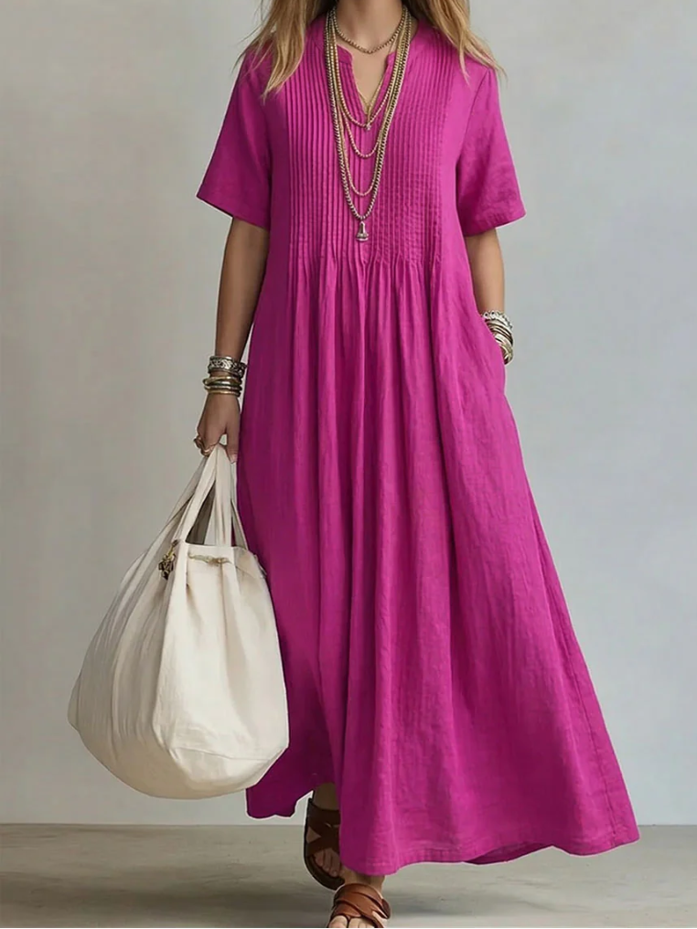 Noor | Flowing and Elegant Pleated Dress