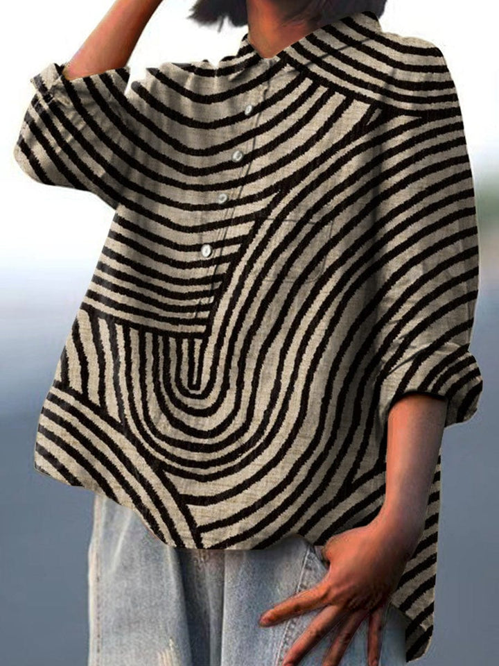 MOREAU LYON | GRAPHIC PATTERN BLOUSE FOR WOMEN