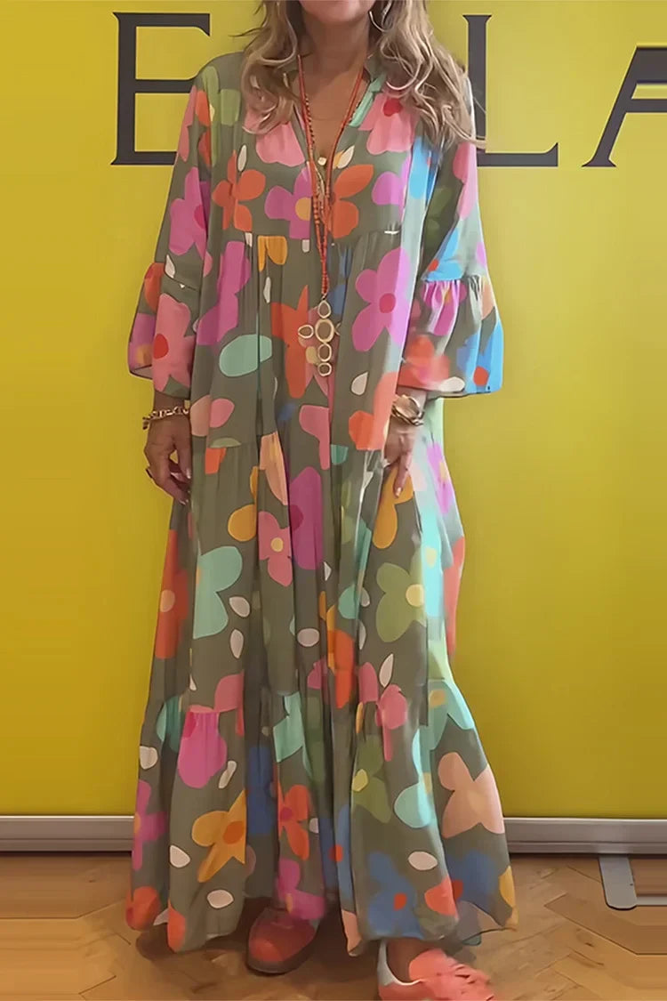 Mabel | Relaxed Fit Floral Maxi Dress