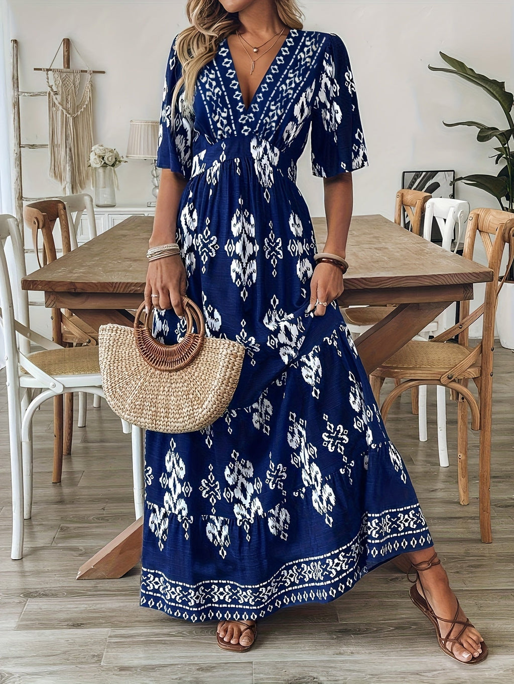 Judith | Vintage Boho Maxi Dress