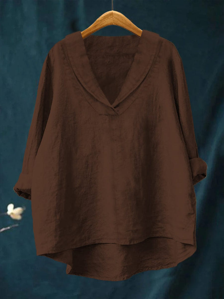 MOREAU LYON | AMPLE V-NECK BLOUSE FOR WOMEN