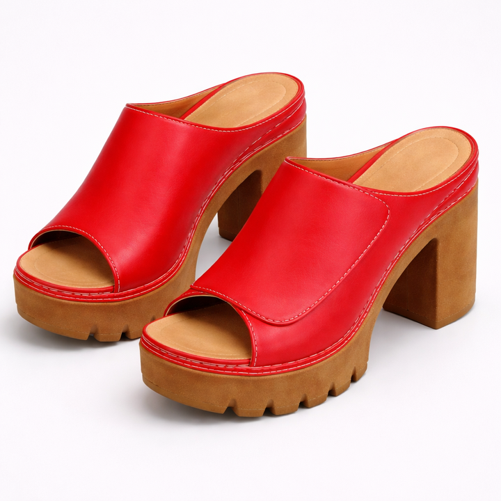 Sylvia | Platform Block Heels