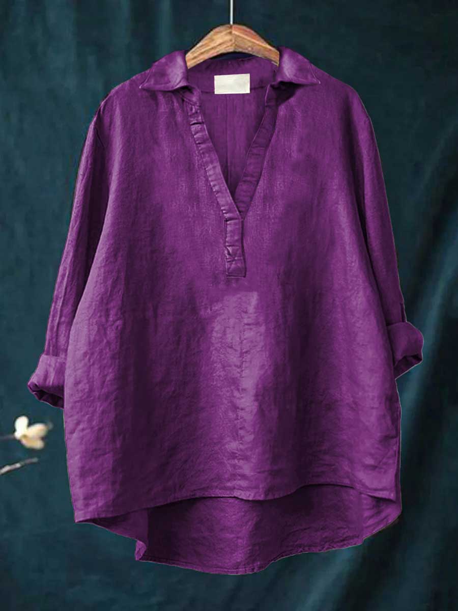 MOREAU LYON | V-NECK BLOUSE FOR WOMEN
