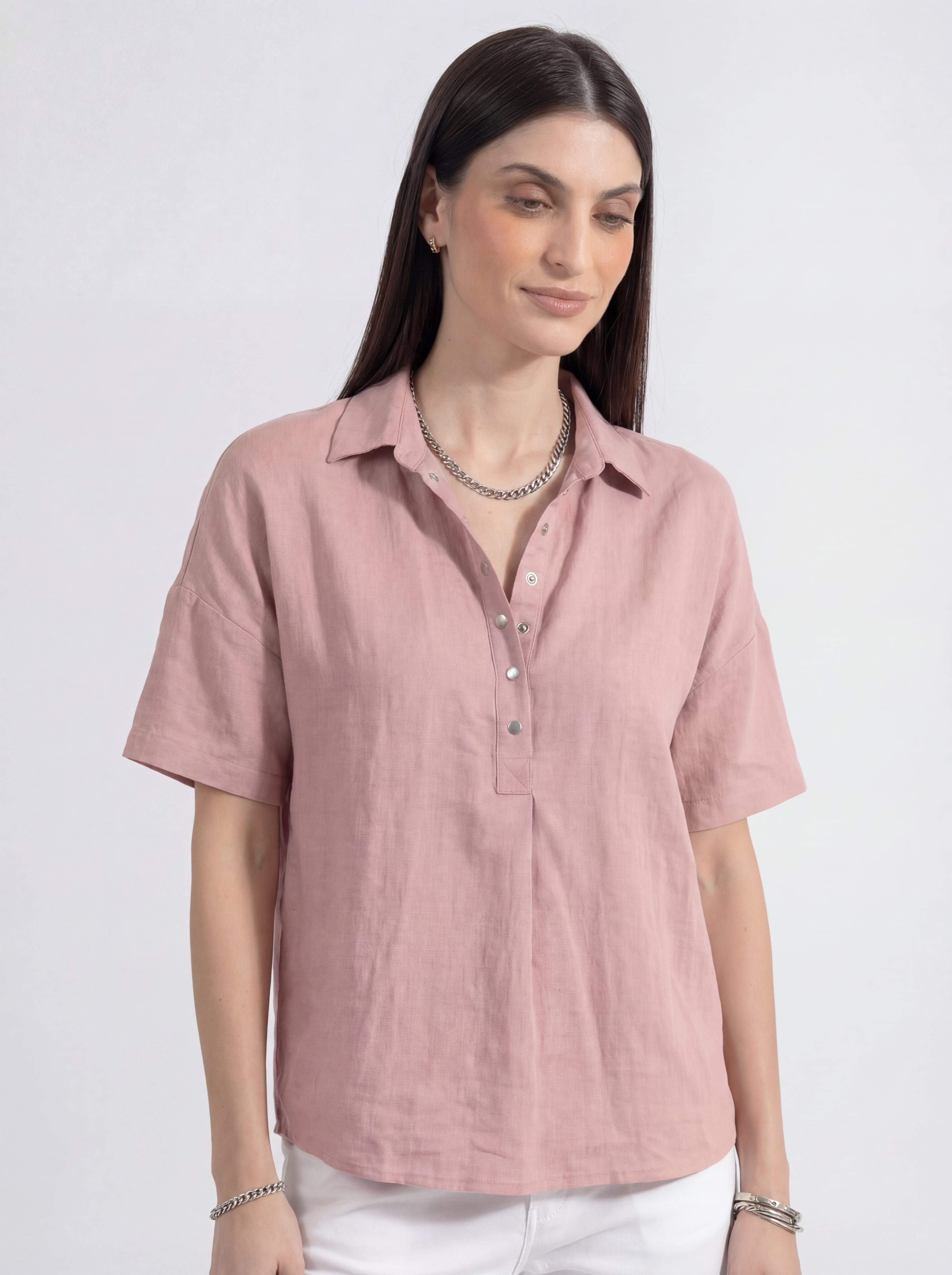 Riviera Linen Blouse