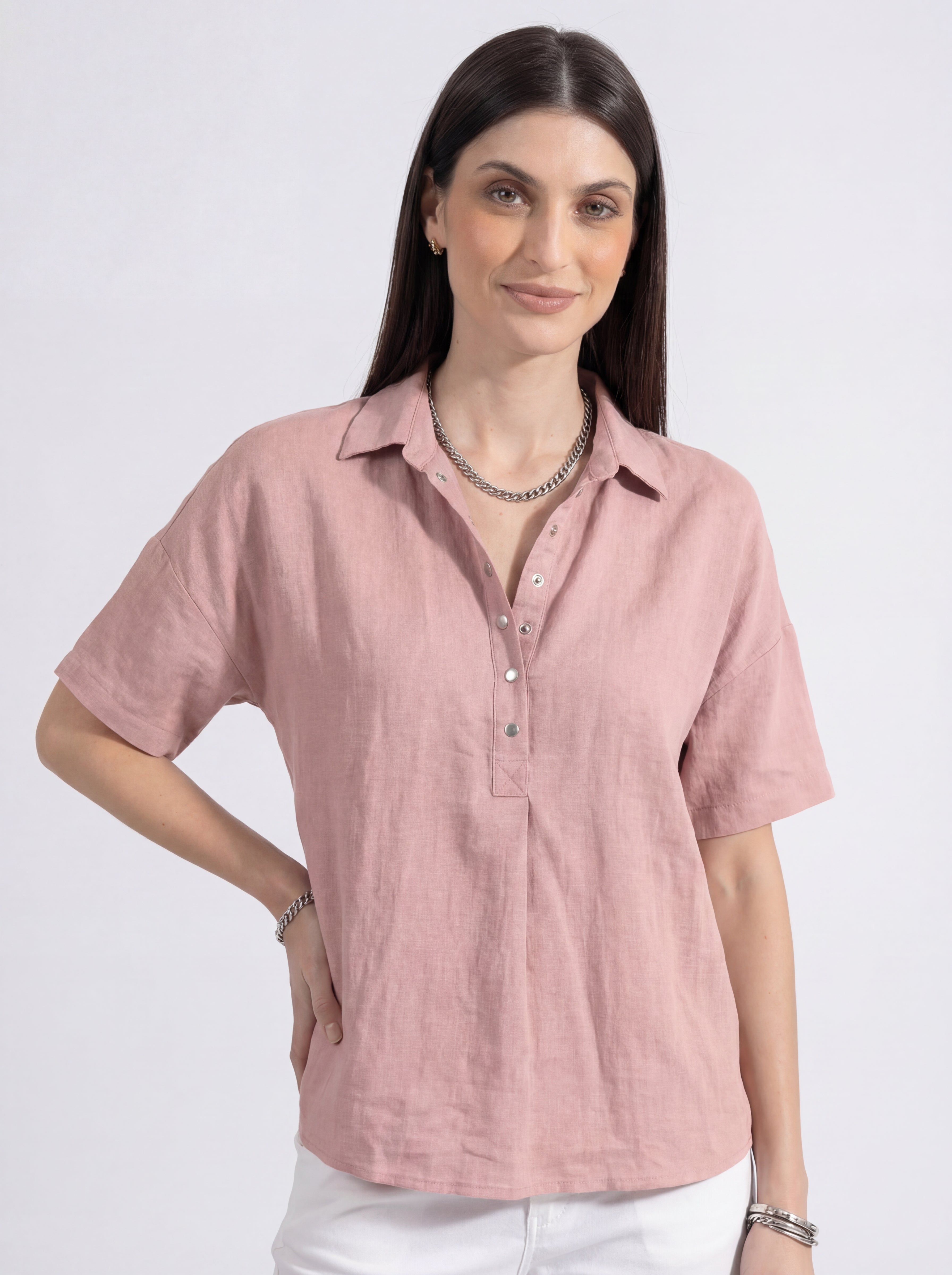 Riviera Linen Blouse
