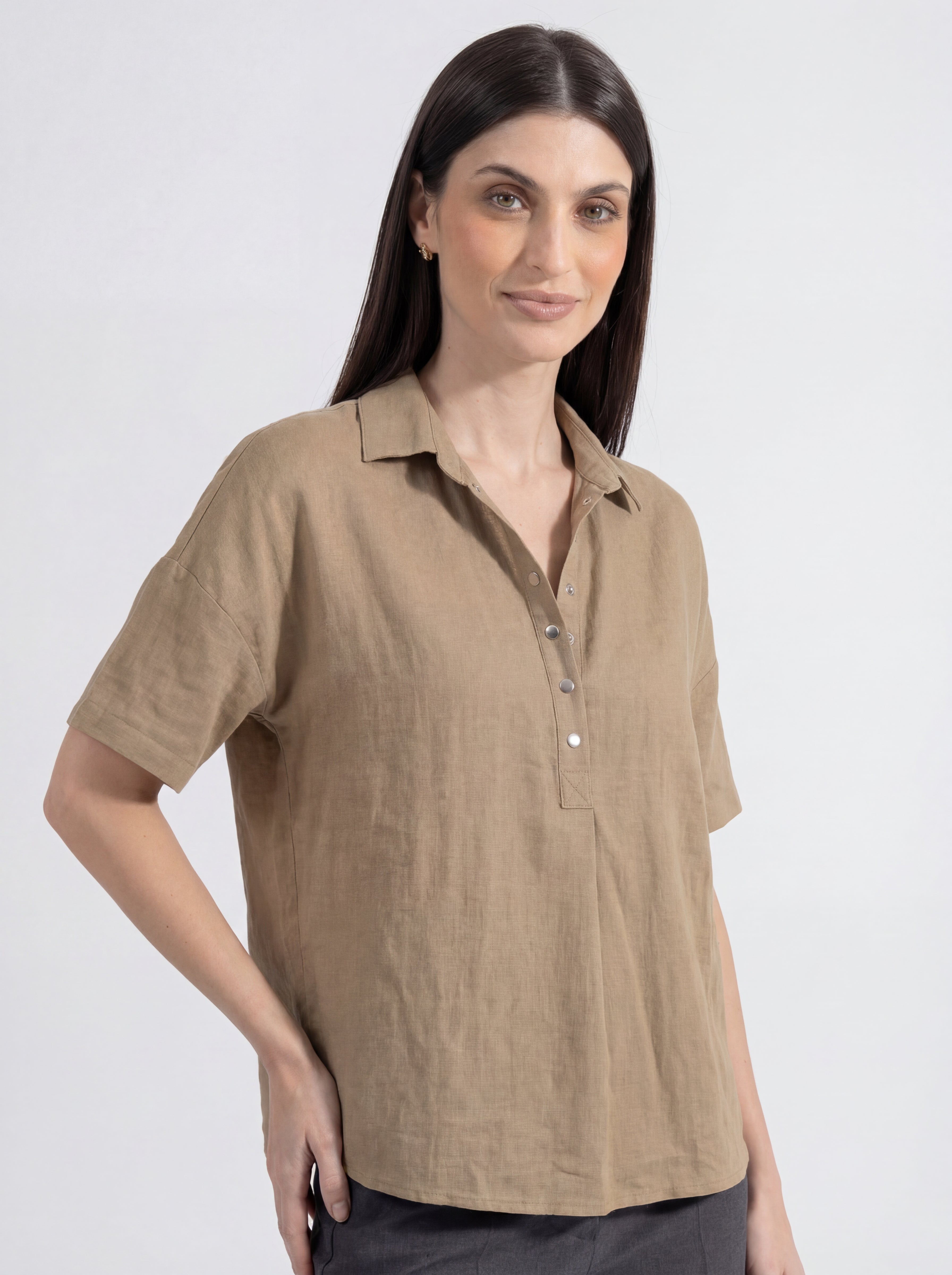 Riviera Linen Blouse