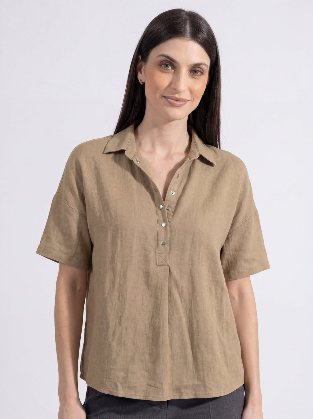 Riviera Linen Blouse