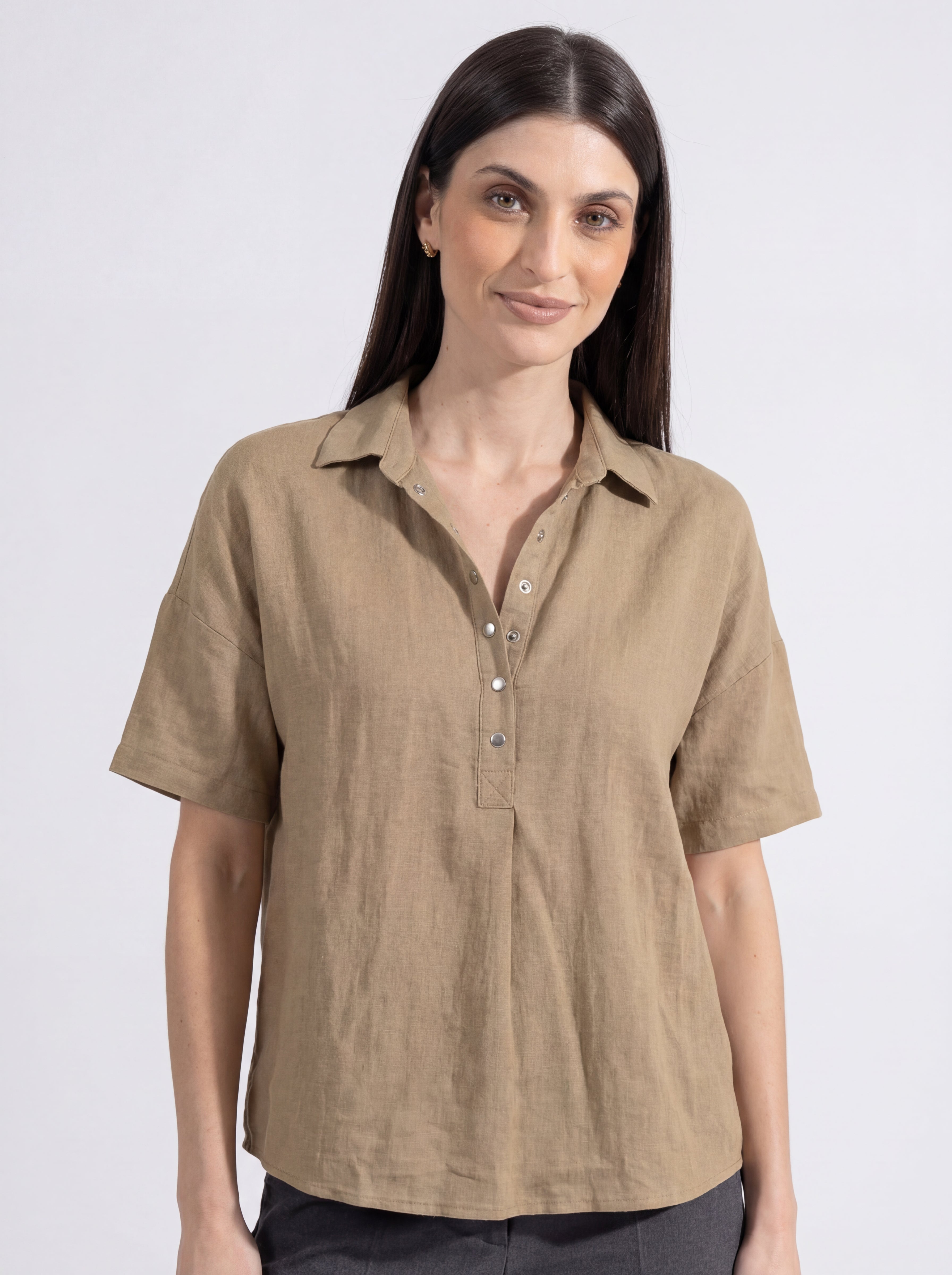Riviera Linen Blouse