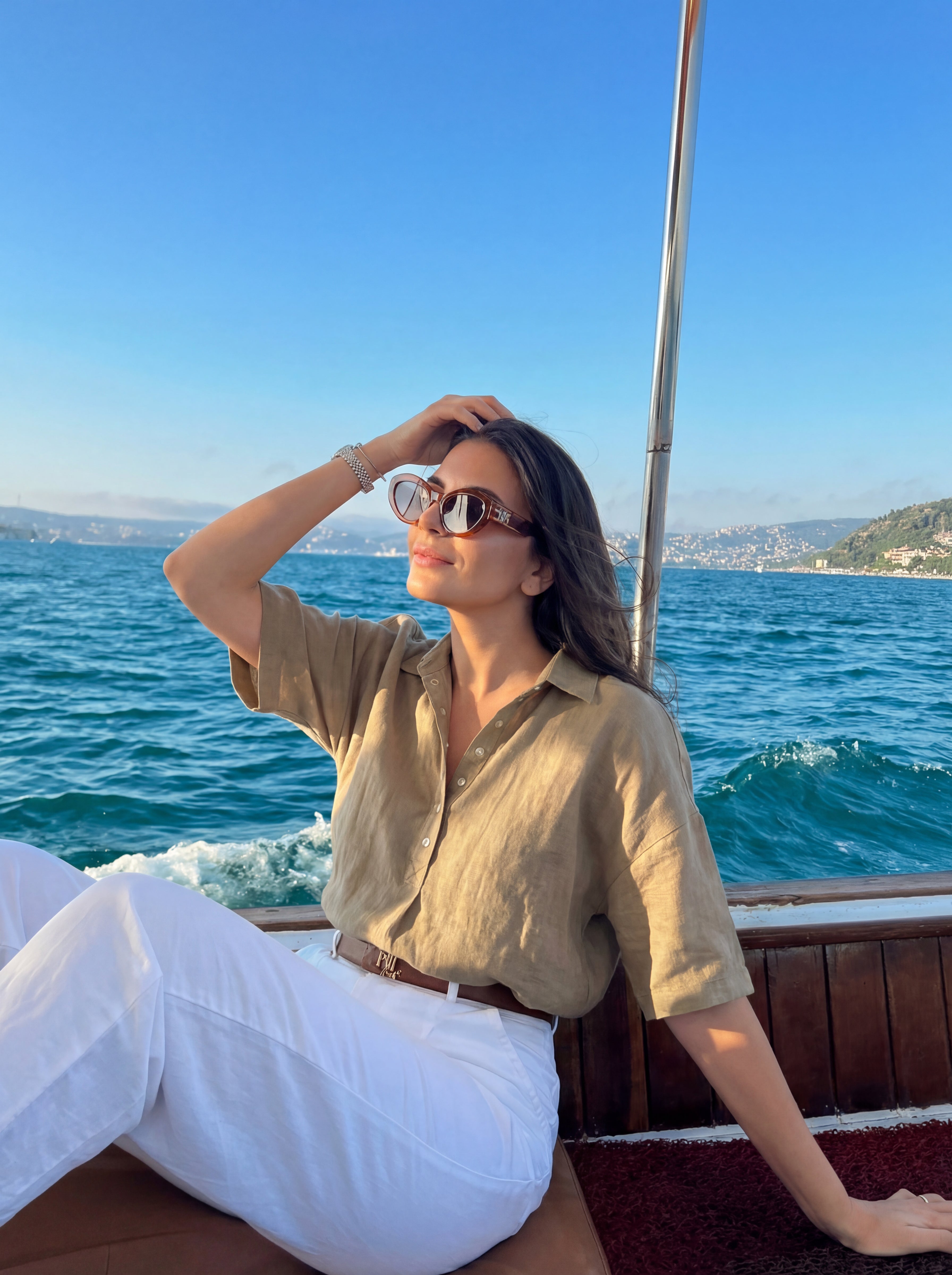 Riviera Linen Blouse