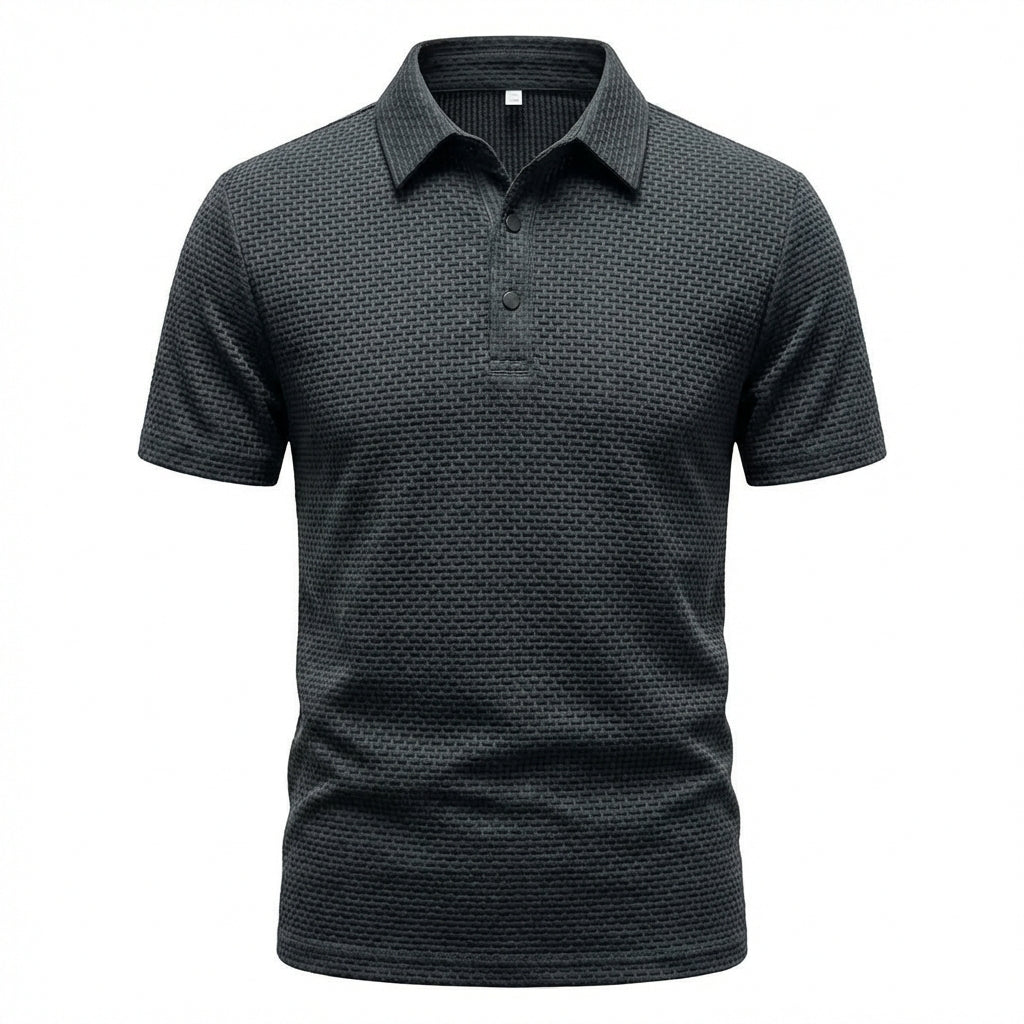 Edward | Elegant Textured Polo Shirt