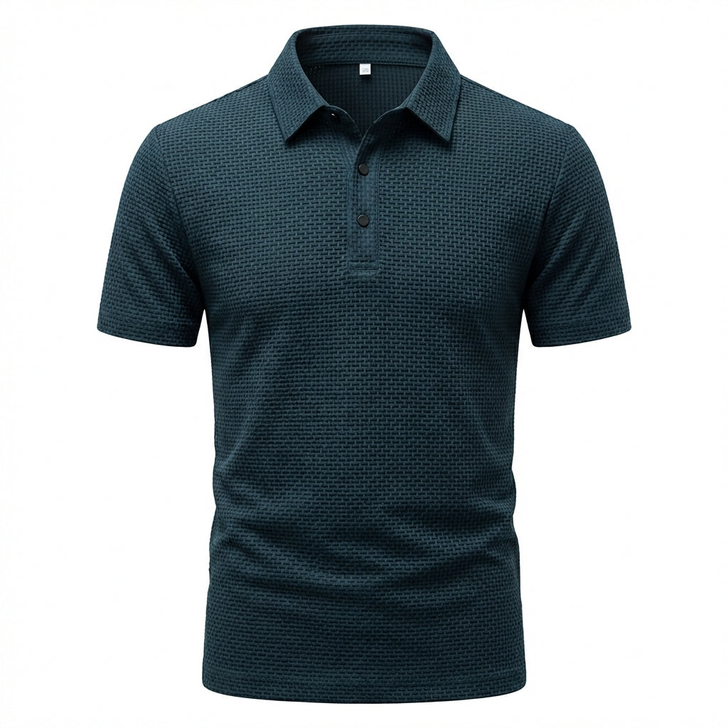 Edward | Elegant Textured Polo Shirt