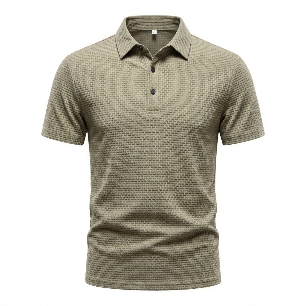 Edward | Elegant Textured Polo Shirt