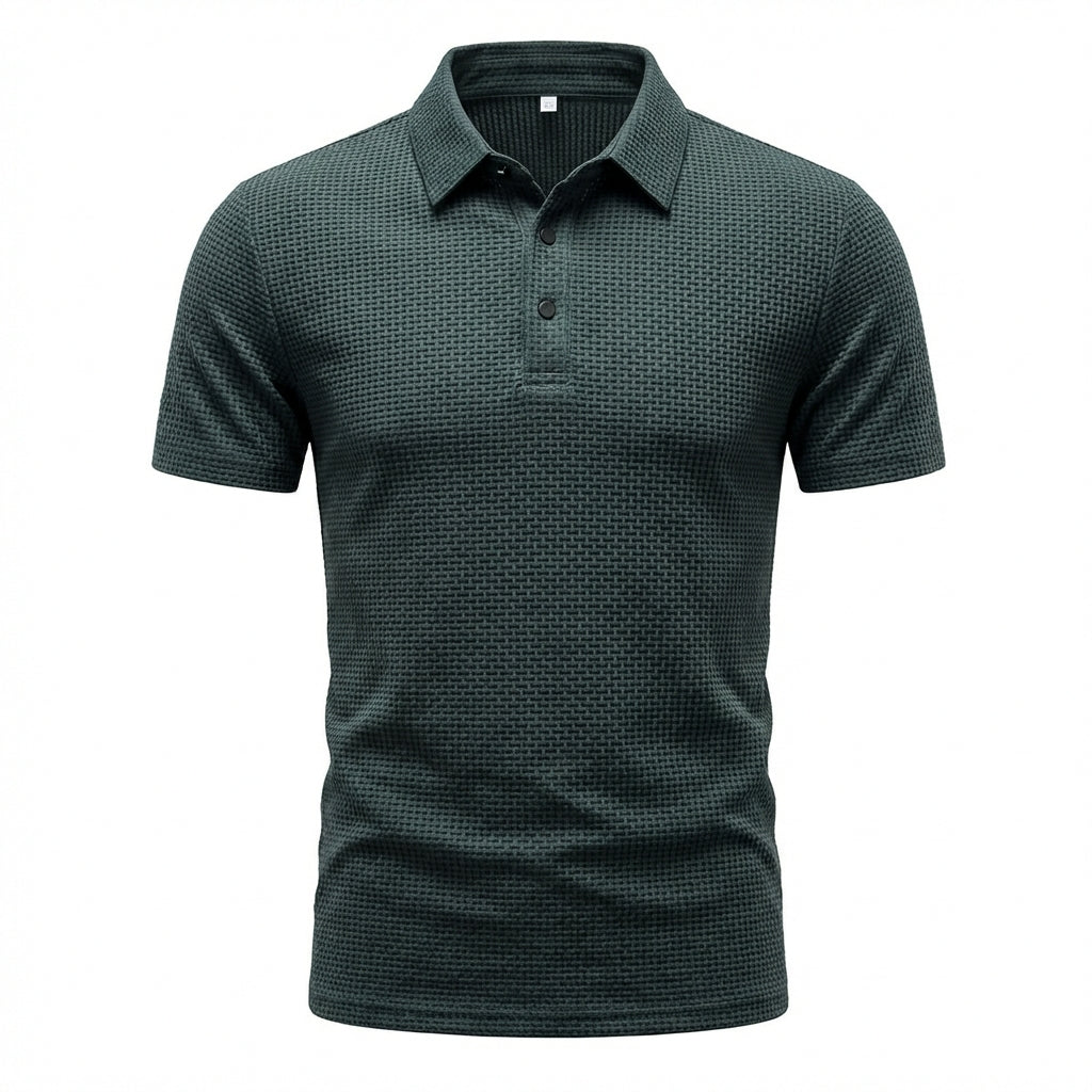 Edward | Elegant Textured Polo Shirt
