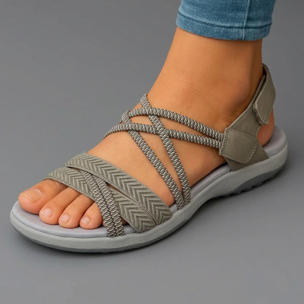 Helena | Cross Strap Comfort Sandal